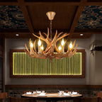 Modern Art Deco Antler Shaped Iron Pvc 4/6/8/9/12 Light Chandelier for Dining Room modern luxury lighting fixture
