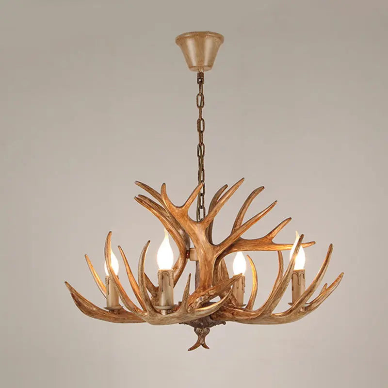 Modern Art Deco Antler Shaped Iron Pvc 4/6/8/9/12 Light Chandelier for Dining Room Lumendat