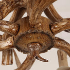 Modern Art Deco Antler Shaped Iron Pvc 4/6/8/9/12 Light Chandelier for Dining Room Lumendat