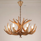 Modern Art Deco Antler Shaped Iron Pvc 4/6/8/9/12 Light Chandelier for Dining Room Lumendat