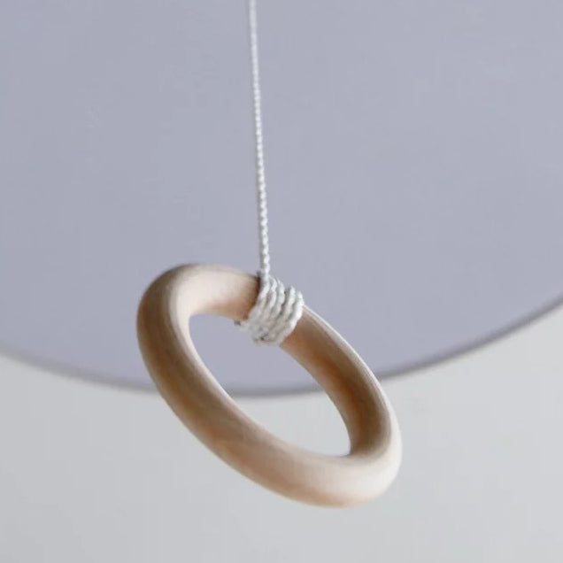 Contemporary Scandinavian Macaron Pull Line Conical Round Aluminum 2/3 Light Pendant Light for Bedroom