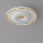 Modern Minimalist Round Flower Pentagon Triangle PE Hardware LED Flush Mount Ceiling Light For Bedroom