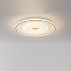 Modern Minimalist Round Flower Pentagon Triangle PE Hardware LED Flush Mount Ceiling Light For Bedroom