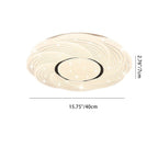 Modern Minimalist Cream Star Storm Round Dome PVC Iron LED Flush Mount Ceiling Light For Bedroom