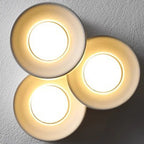Modern Minimalist Round Cylinder Downlight Spotlight Iron Acrylic LED Flush Mount Ceiling Light For Bedroom
