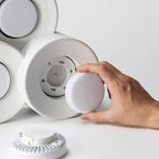 Modern Minimalist Round Cylinder Downlight Spotlight Iron Acrylic LED Flush Mount Ceiling Light For Bedroom