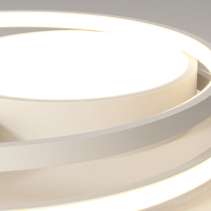Modern Minimalist Round Square Rectangle Dome Iron Aluminum Acrylic LED Flush Mount Ceiling Light For Bedroom