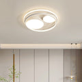 Modern Minimalist Round Square Rectangle Dome Iron Aluminum Acrylic LED Flush Mount Ceiling Light For Bedroom