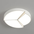 Modern Minimalist Round Square Rectangle Block Combination Iron Acrylic LED Flush Mount Ceiling Light for Bedroom