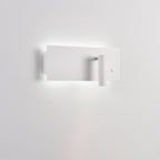 Modern Minimalist Rectangular Cylinder Spotlight Iron Aluminum LED Wall Sconce Lamp For Bedroom