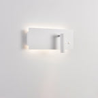Modern Minimalist Rectangular Cylinder Spotlight Iron Aluminum LED Wall Sconce Lamp For Bedroom