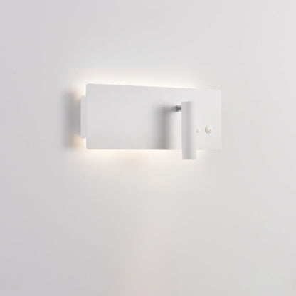 Modern Minimalist Rectangular Cylinder Spotlight Iron Aluminum LED Wall Sconce Lamp For Bedroom