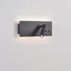Modern Minimalist Rectangular Cylinder Spotlight Iron Aluminum LED Wall Sconce Lamp For Bedroom