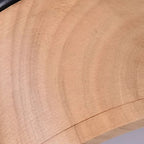 Modern Minimalist Round Cylinder Iron Rubberwood Acrylic LED Flush Mount Ceiling Light For Hallway