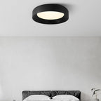Modern Minimalist Round Dome Iron Acrylic LED Flush Mount Ceiling Light For Bedroom