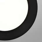 Modern Minimalist Round Dome Iron Acrylic LED Flush Mount Ceiling Light For Bedroom