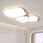 Modern Minimalist Cloud Shaped Iron Acrylic LED Flush Mount Ceiling Light For Bedroom