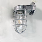 Contemporary Industrial Cylinder Aluminum Glass 1-Light Wall Sconce Lamp For Outdoor