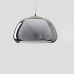 Contemporary Creative Cream Jelly Oval Iron Glass 1-light Pendant Light for Bedroom BulbSquare