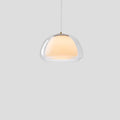 Contemporary Creative Cream Jelly Oval Iron Glass 1-light Pendant Light for Bedroom BulbSquare