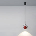 Contemporary Scandinavian Round Orb Aluminum Glass LED Pendant Light For Bedroom