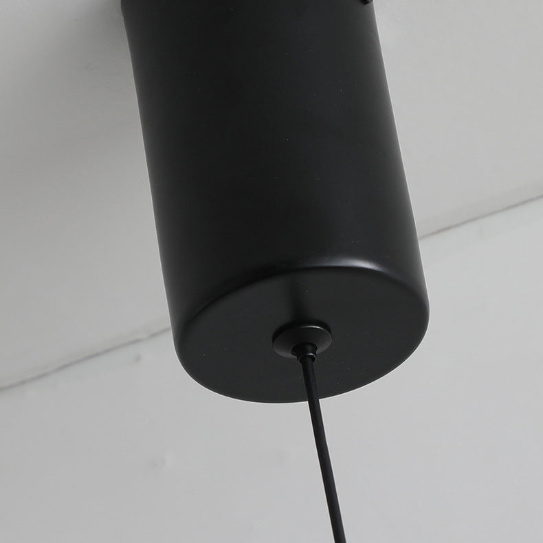 Contemporary Scandinavian Flying Saucer Round Iron Acrylic LED Pendant Light for Bedroom