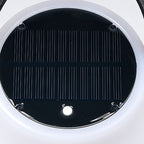 Modern Minimalist Solar Waterproof Portable PE Round Cylinder Cone LED Outdoor Light For Outdoor Lumendat