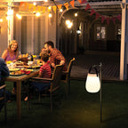 Modern Minimalist Solar Waterproof Portable PE Round Cylinder Cone LED Outdoor Light For Outdoor Lumendat