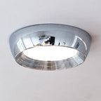 Contemporary Nordic Round Iron Acrylic LED Flush Mount Ceiling Light For Bedroom