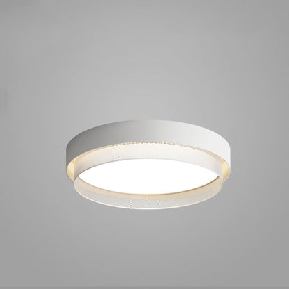 Modern Minimalist Round Dome Acrylic Hardware LED Flush Mount Ceiling Light For Bedroom