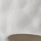Contemporary Nordic Cream Round Cylinder Polystyrene 1-Light Pendant Light For Bedroom