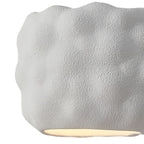 Contemporary Nordic Cream Round Cylinder Polystyrene 1-Light Pendant Light For Bedroom