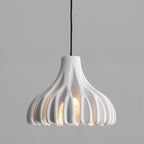 Contemporary Nordic Macaron Cone Resin 1-Light Pendant Light For Bedroom