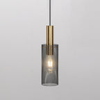 Modern Minimalist Honeycomb Grid Cylinder Iron 1-Light Pendant Light For Bedroom
