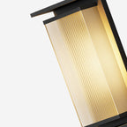 Modern Minimalist Waterproof Rectangle PC Stainless Steel LED Wall Sconce Lamp For Outdoor