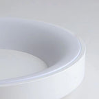 Contemporary Nordic Round Dome Iron Acrylic LED Flush Mount Ceiling Light for Bedroom