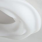 Contemporary Creative Cream Cookie Donut Round PE Iron LED Flush Mount Ceiling Light For Bedroom