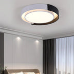 Contemporary Nordic Round Dome Acrylic Hardware LED Flush Mount Ceiling Light For Bedroom