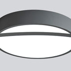 Contemporary Creative Planet Round Iron Rubberwood Acrylic LED Flush Mount Ceiling Light For Bedroom