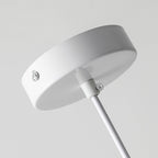 Contemporary Nordic Adjustable Round Cylinder Metal 1-light Pendant Light for Bedroom BulbSquare