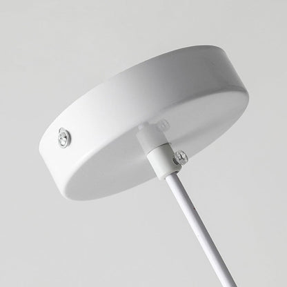 Contemporary Nordic Adjustable Round Cylinder Metal 1-Light Pendant Light For Bedroom