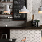 Contemporary Industrial Cylinder Prism Cement Resin 1-Light Pendant Light For Dining Room