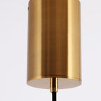 Contemporary Nordic Round Hardware Marble LED Pendant Light For Bedroom