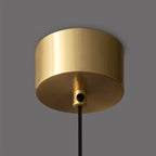Modern Minimalist Round Cylinder Iron LED Pendant Light For Bedroom