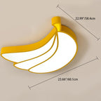 Lumendat Contemporary Creative Cartoon Kids Fruit Shape Hardware Acrylic LED Flush Mount Ceiling Light For Bedroom Lumendat
