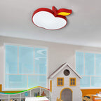 Lumendat Contemporary Creative Cartoon Kids Fruit Shape Hardware Acrylic LED Flush Mount Ceiling Light For Bedroom Lumendat