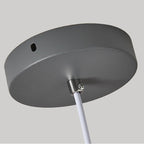 Contemporary Scandinavian Macaron Round Cylinder Iron Solid Wood 1-Light Pendant Light For Bedroom