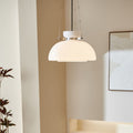 Modern Minimalist Round Cone Iron Glass 1-Light Pendant Light For Dining Room