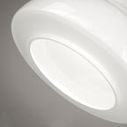 Modern Minimalist Round Cone Iron Glass 1-Light Pendant Light For Dining Room