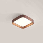 Modern Minimalist ABS PC Square Round LED Flush Mount Ceiling Light For Hallway Lumendat